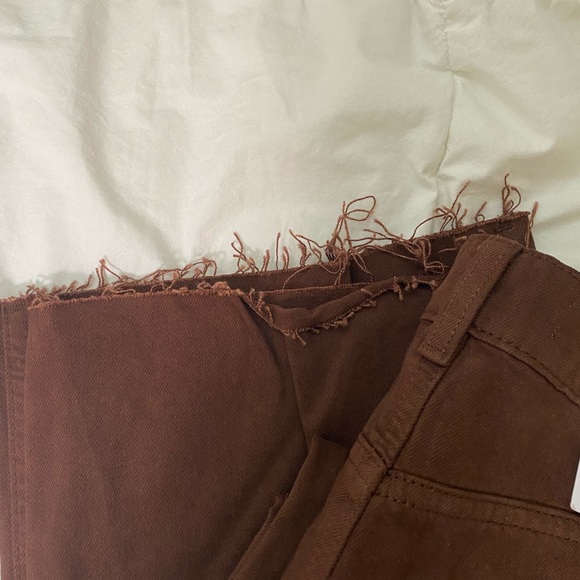 Garage Brown Wide-leg Jeans - Picture 3 of 3